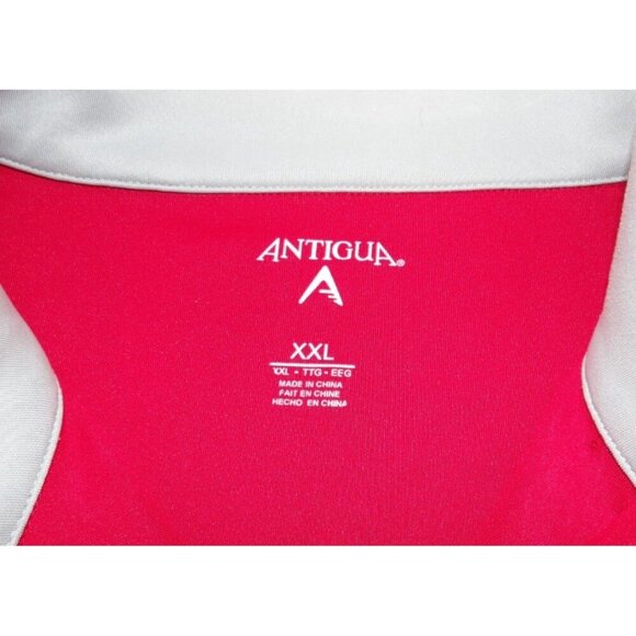 ANTIGUA Chicago Blackhawks red polyester pullover sweatshirt men's size XXL - Picture 4 of 4